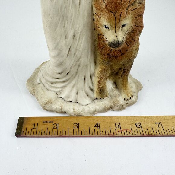 VTG Walnut Ridge Collectibles Gossamer Wings “Lydia” Angel 1996 10” Sheep Lion - Picture 11 of 13